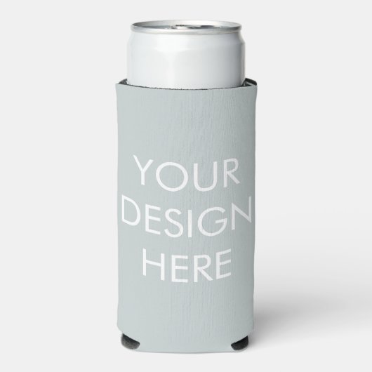 Slim Boho kleurenschema - Blank Koelbox Seltzer Blikjeskoeler (Seltzer Voorkant)