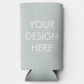 Slim Boho kleurenschema - Blank Koelbox Seltzer Blikjeskoeler (Voorkant)