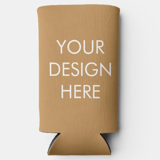 Slim Boho kleurenschema - Blank Koelbox Seltzer Blikjeskoeler (Voorkant)