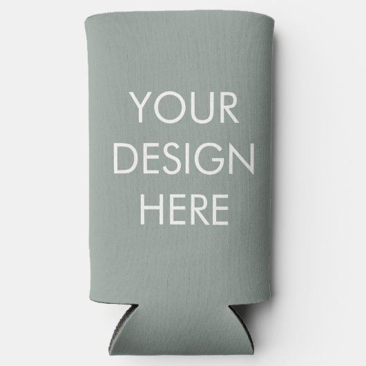 Slim Boho kleurenschema - Blank Koelbox Seltzer Blikjeskoeler (Voorkant)