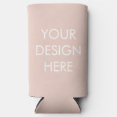 Slim Boho kleurenschema - Blank Koelbox Seltzer Blikjeskoeler (Voorkant)