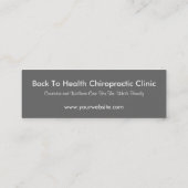 Slim Chiropractische Visitekaartjes (Achterkant)