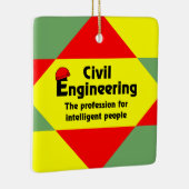 Slim civiel ingenieursblok keramisch ornament (Rechts)