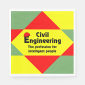 Slim civiel ingenieursblok servet (Voorkant)