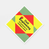 Slim civiel ingenieursblok servet (Hoek)