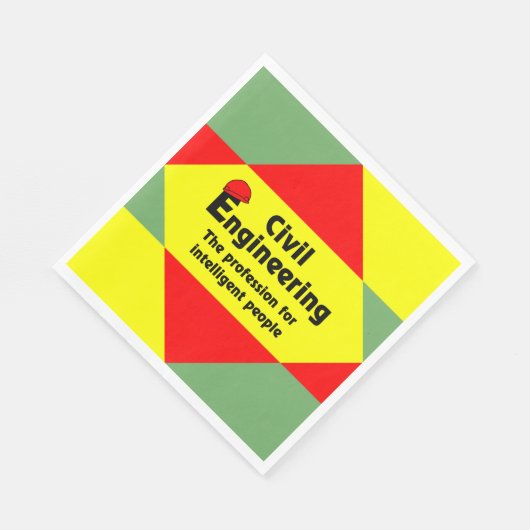 Slim civiel ingenieursblok servet (Hoek)