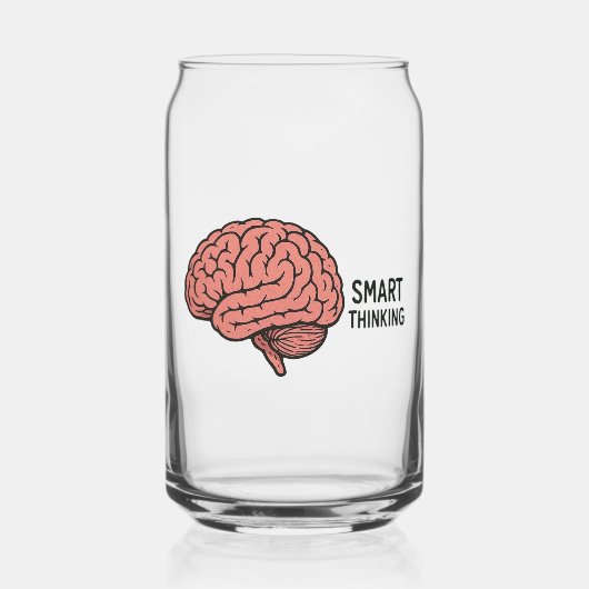 Slim denken: de kracht van het brein blikvorm glas (Achterkant)