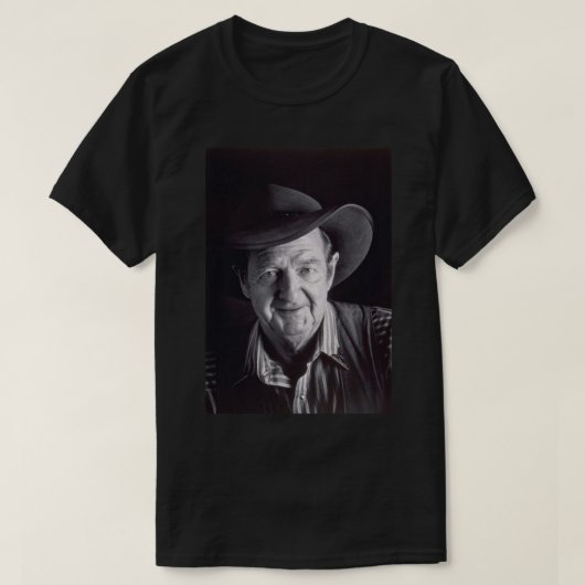 Slim Dusty- Zwart & Witte Klassieke T-shirt (Design voorkant)