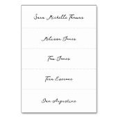 Slim Elegant Moderne Romantische Trouwplaats Kaart (Voorkant)