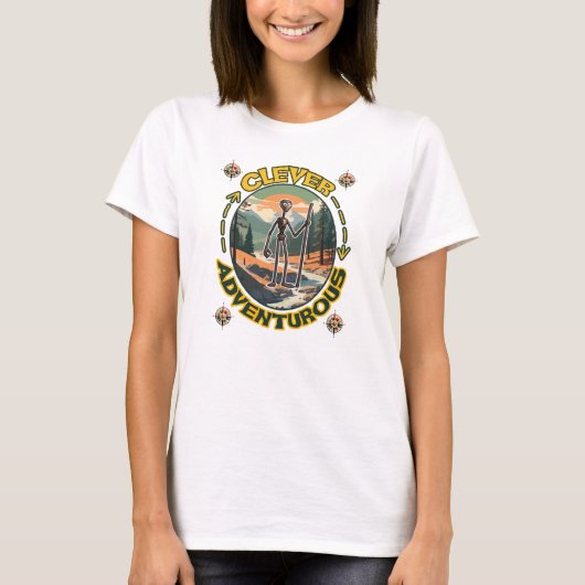 slim en avontuurlijk t-shirt (Voorkant)