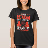 Slim en een beetje dramatisch t-shirt (Voorkant)