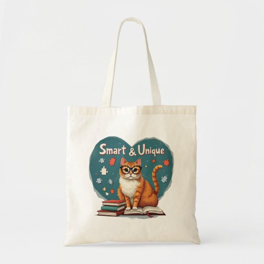 Slim en uniek tote bag (Voorkant)