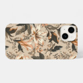 Slim Fit  Bloemenpatroon iPhone 14 Hoesje iPhone Hoesje (Achterkant horizontaal)