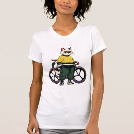 Slim-fit houdingsnede t-shirt