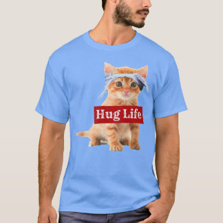 SLIM FIT Hug Life Kat Kitteh Kat T-shirt T