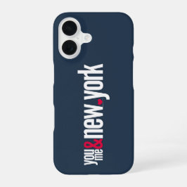 Slim Fit iPhone 16 Case | You Me & New York Love S iPhone 16 Hoesje