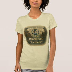 Slim Fit T-shirt Code Kalm Fog Sterke Vrouwelijke 