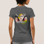 Slim Fit T-shirt: Let op je eigen (asfalt) T-shirt (Achterkant)