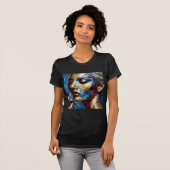 Slim Fit T-shirt met een Art Expression -42 (Voorkant volledig)