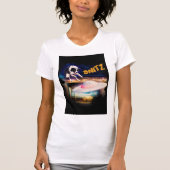 slim fit T-shirt met Snitz (Voorkant)