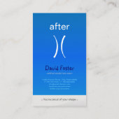 Slim fitness Body Weight Loss Coach Trainer Visitekaartje (Achterkant)