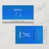 Slim fitness Body Weight Loss Coach Trainer Visitekaartje (Voorkant / Achterkant)