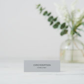Slim Folio Light Grey Two Sided Visitekaartje (Staand voorkant)