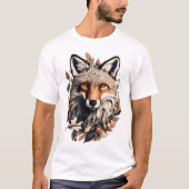 Slim Fox T-shirt - Omarm je wilde kant (Voorkant)