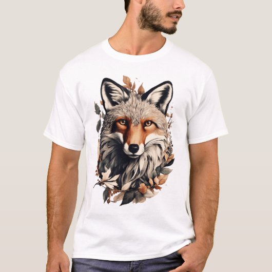 Slim Fox T-shirt - Omarm je wilde kant (Voorkant)