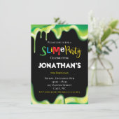 Slim Fun children Birthday party Kaart (Staand voorkant)