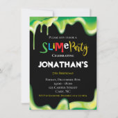 Slim Fun children Birthday party Kaart (Voorkant)