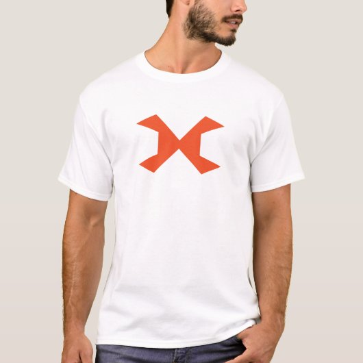 Slim Gaming Letter X Monogram T-shirt (Voorkant)