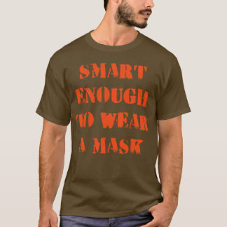 Slim genoeg om een masker te Draag T-shirt