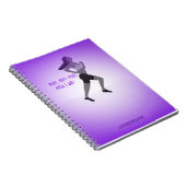 Slim Girl Runner-laptop Notitieboek (Rechterzijde)