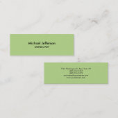 Slim groen professioneel Visitekaartje (Voorkant / Achterkant)