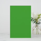 Slim-groene vaste kleur briefpapier (Staand voorkant)