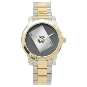 Slim herenaas van schoppenhorloge horloge