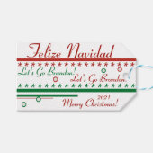 Slim inpakpapier cadeaulabel (Voorkant (Horizontaal))