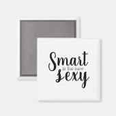 Slim is de nieuwe sexy! Geek patroon. Formule Magneet (Voorkant / Achterkant)