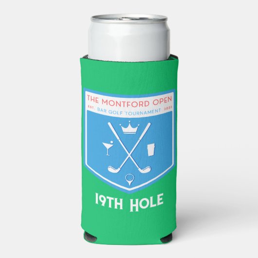 Slim kan koozie (Seltzer Voorkant)