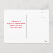 Slim Kat Santa Kaart (Achterkant)