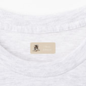 Slim katje met bril gepersonaliseerd neutraal labels (Aangebracht)