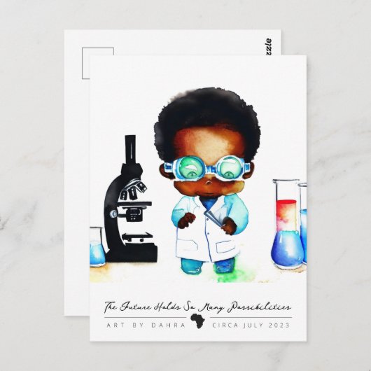 Slim Kind Briefkaart (Voorkant / Achterkant)