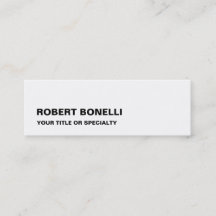 Slim Legible Modern Black White-minimalist