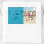 Slim lezen van pinguïn bibliotheek stickers (Tas)