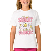 Slim, Little Bit Dramatic Girl's Tshirt