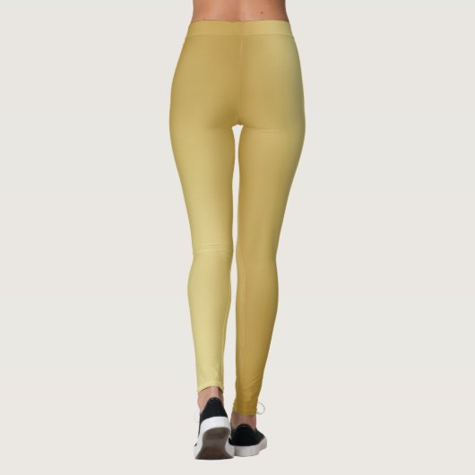 Slim Look Soft Gold Gradient Leggings (Achterkant)