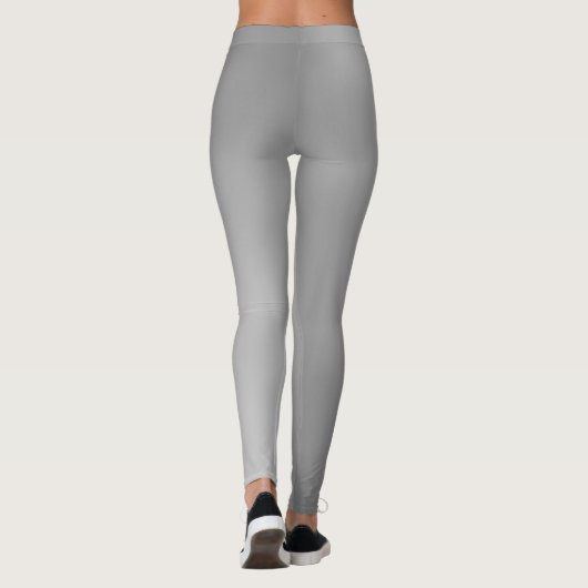 Slim Look Soft Silver Gradient Leggings (Achterkant)