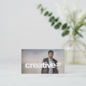 Slim minimaal visitekaartje (Staand voorkant)