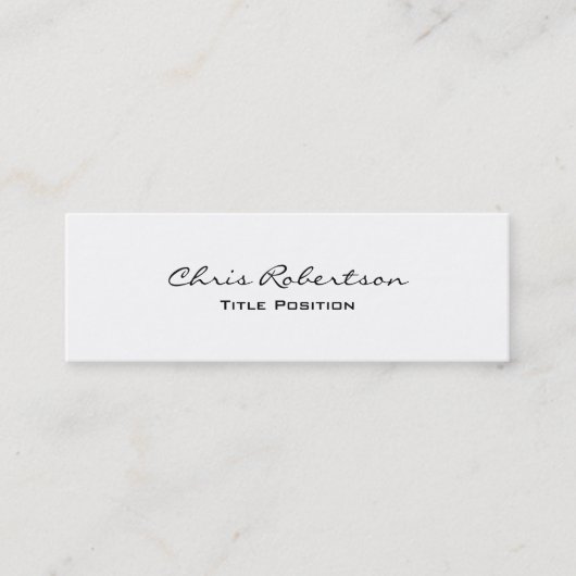 Slim Modern Trendy Stijlvol Visitekaartje (Voorkant)